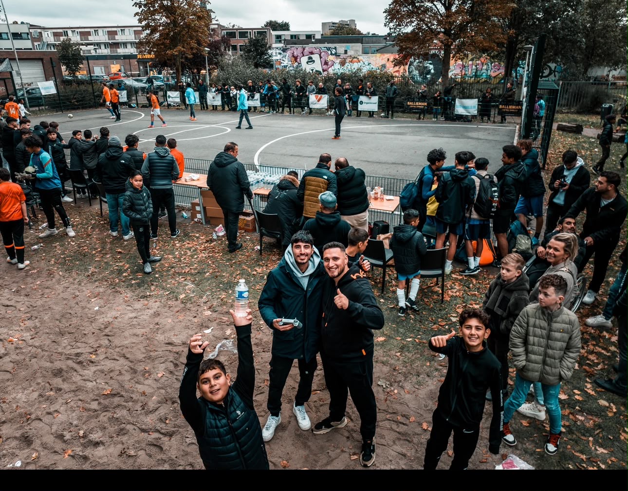 Community-evenement op het Balliemanplein